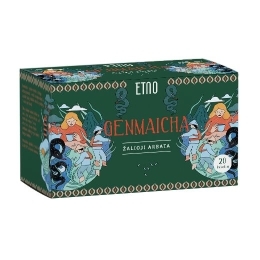 Genmaicha, žalioji arbata – ETNO, 20 pakelių