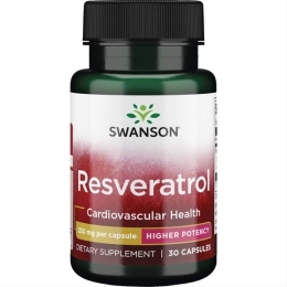RESVERATROL, 250 mg – SWANSON, 30 kapsulių