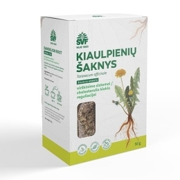 Kiaulpienių šaknys, žolelių arbata – Švenčionių vaistažolių fabrikas, 50 g