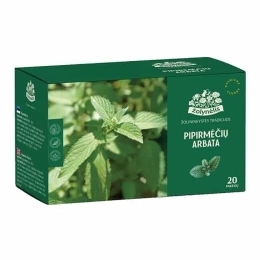 Pipirmėčių arbata – Žolynėlis, 20 pakelių