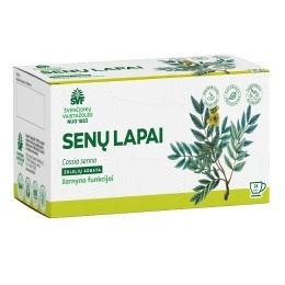 Senų lapai, žolelių arbata – Švenčionių vaistažolių fabrikas, 24 pakelių