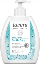Skystas rankas saugantis muilas GENTLE CARE – Lavera, 250ml