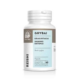 Reishi grybai, kraujotakai, imuninei sistemai – Švenčionių vaistažolių fabrikas, 60 vnt.