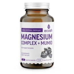 MAGNESIUM COMPLEX+ MUMIO – ECOSH, 90 kapsulių