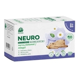 Neuro žolelių arbata vaikams, nervų sistemai, miegui – Švenčionių vaistažolių fabrikas, 20 pakelių