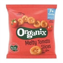 Ekologiškos užkandis pomidorų griežinėliai, 7 mėn. – Organix, 20g
