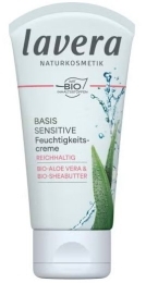 Drėgmę atstatantis veido kremas Basis Sensitive – Lavera, 50ml