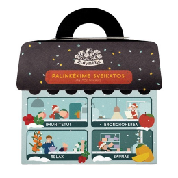 Palinkėkime sveikatos, arbatų rinkinys – ŽOLYNĖLIS, 32 pakeliai, 4 skoniai