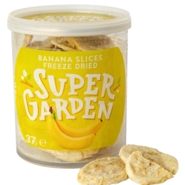 Džiovinti šaltyje bananai – SUPERGARDEN, 37g