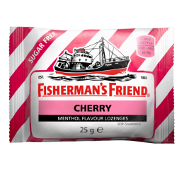 Becukrės vyšnių skonio pastilės – FISHERMAN'S FRIEND, 25g