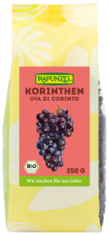 Ekologiškos smulkiosios, mėlynosios Korinto razinos – Rapunzel, 250 g