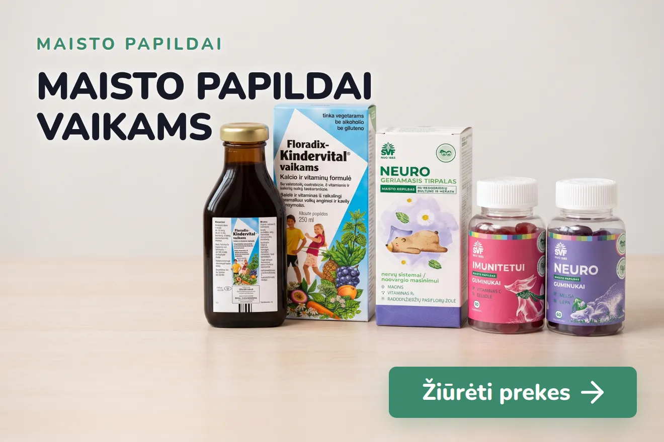 Maisto papildai vaikams