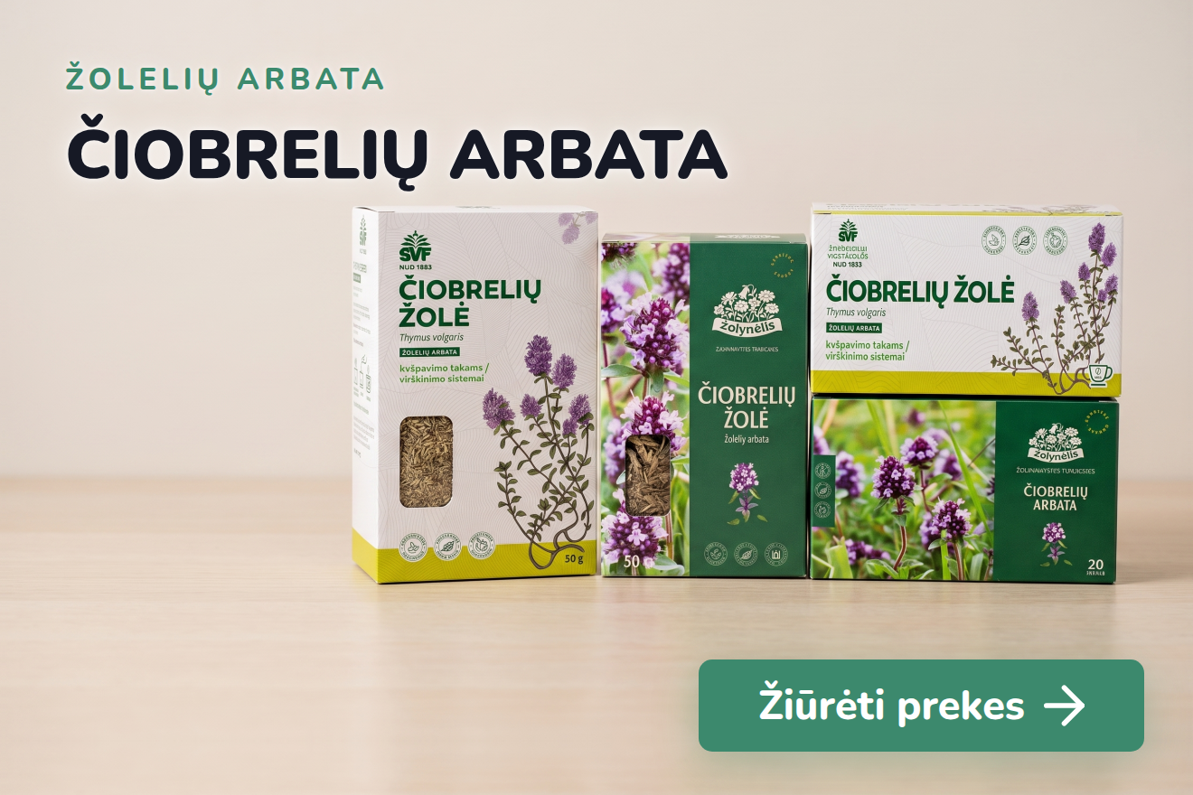 Čiobrelių arbata