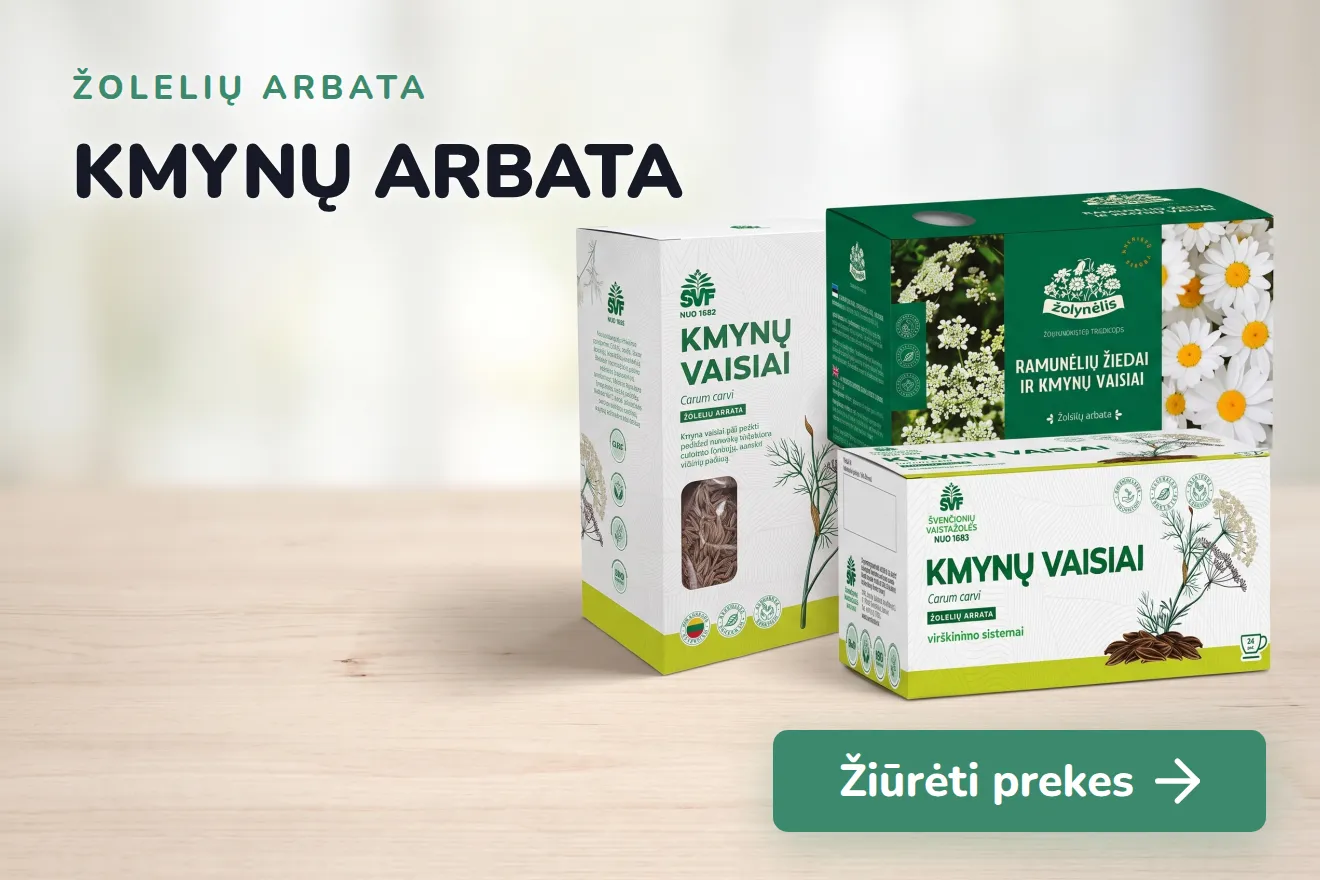 Kmynų arbata