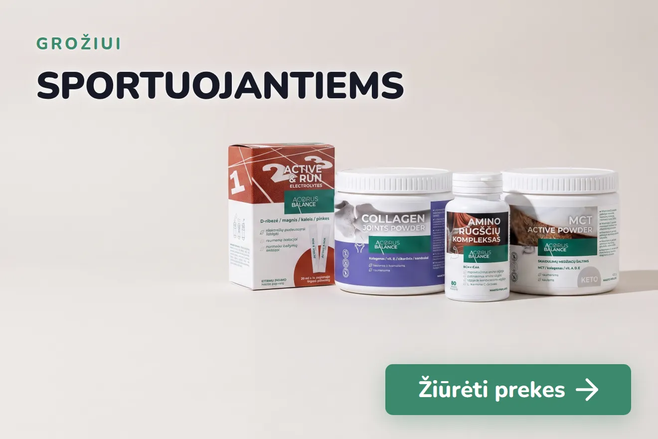 Sportuojantiems