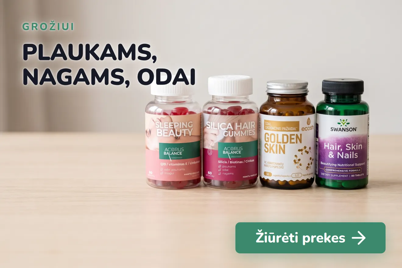 Plaukams, nagams, odai