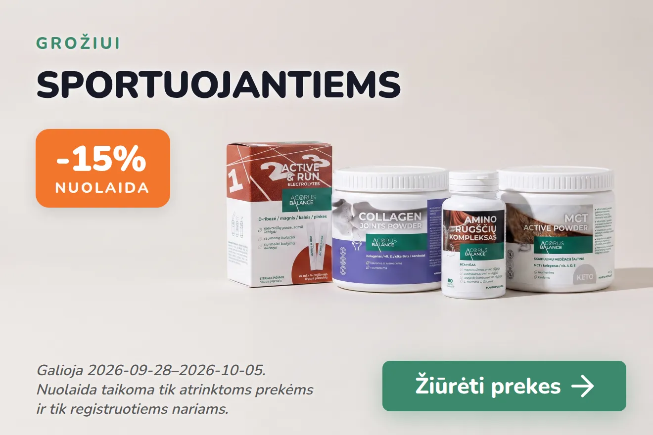 Sportuojantiems