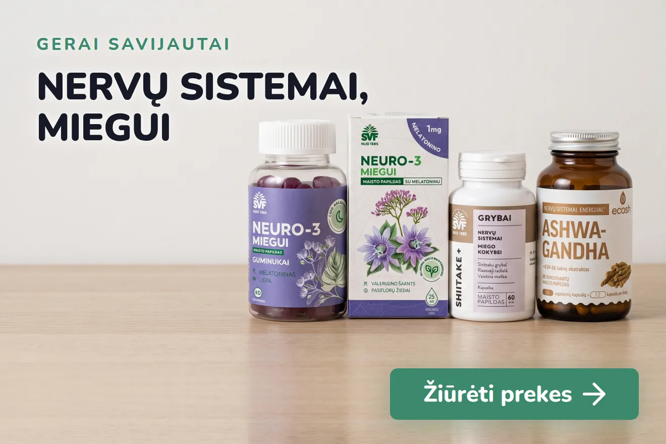 Nervų sistemai, miegui