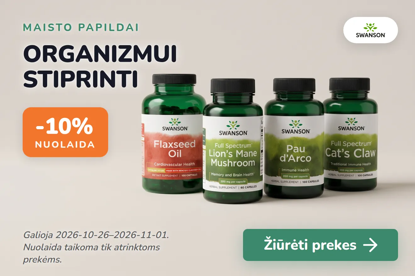 SWANSON — Organizmui stiprinti