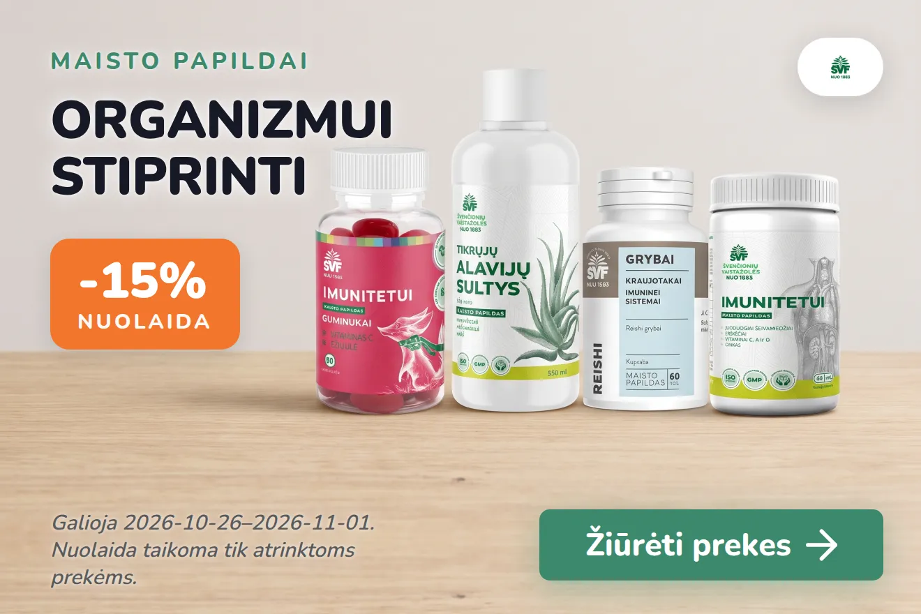 Švenčionių vaistažolių fabrikas — Organizmui stiprinti